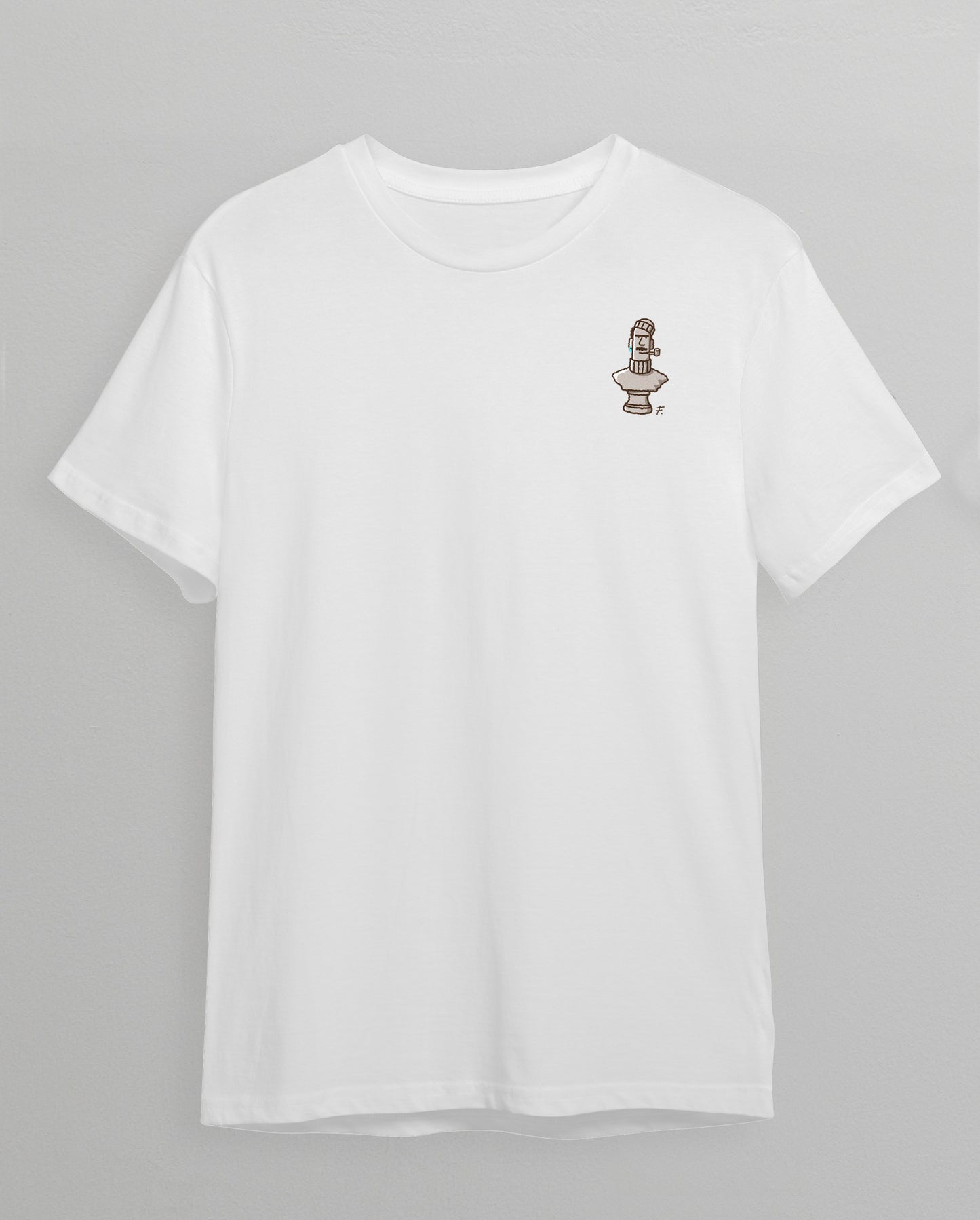 "Antique" White Tee