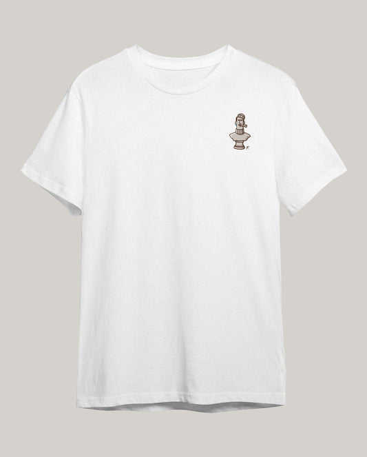 "Antique" White Tee