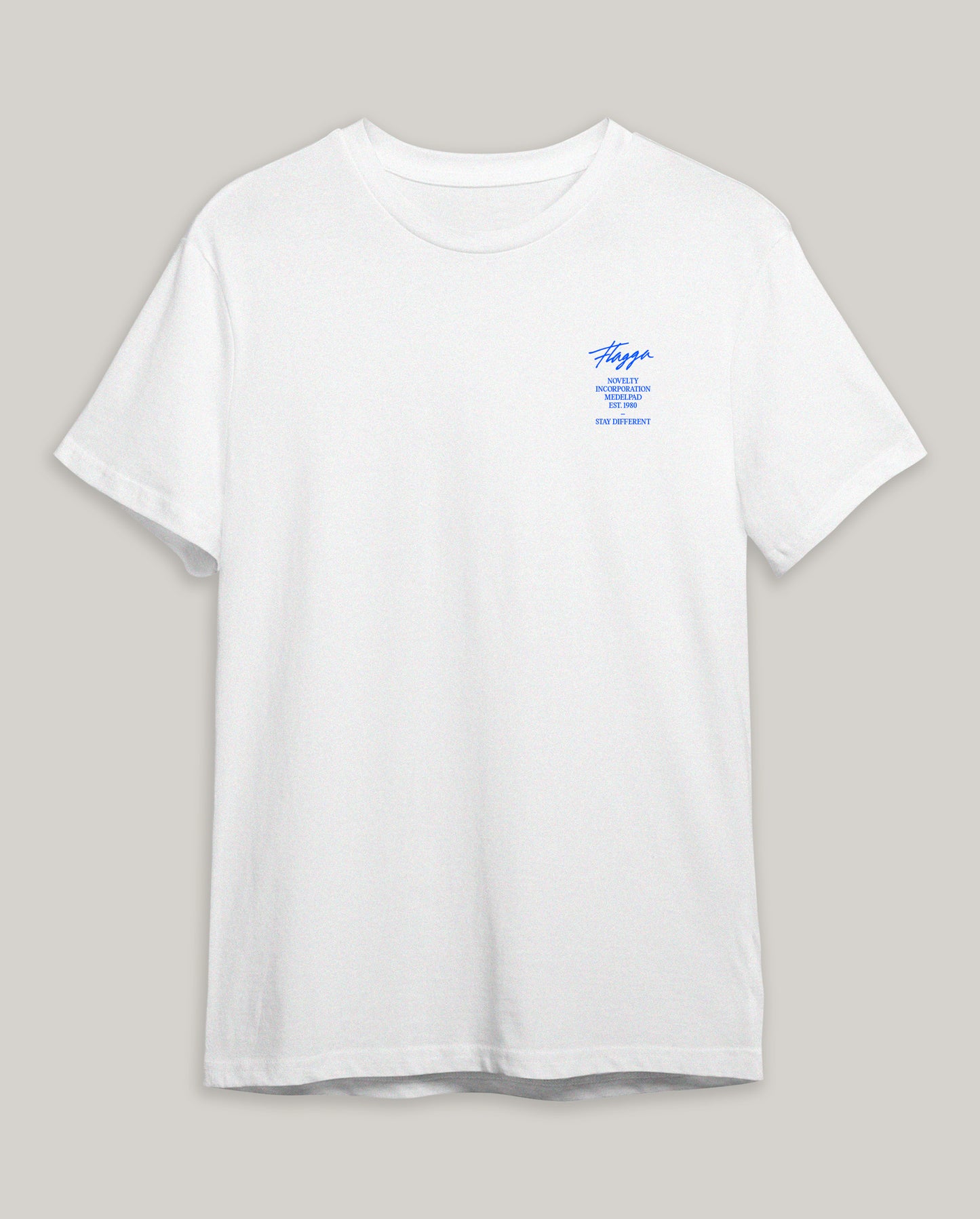 "Blue Jeans Baby" White Tee
